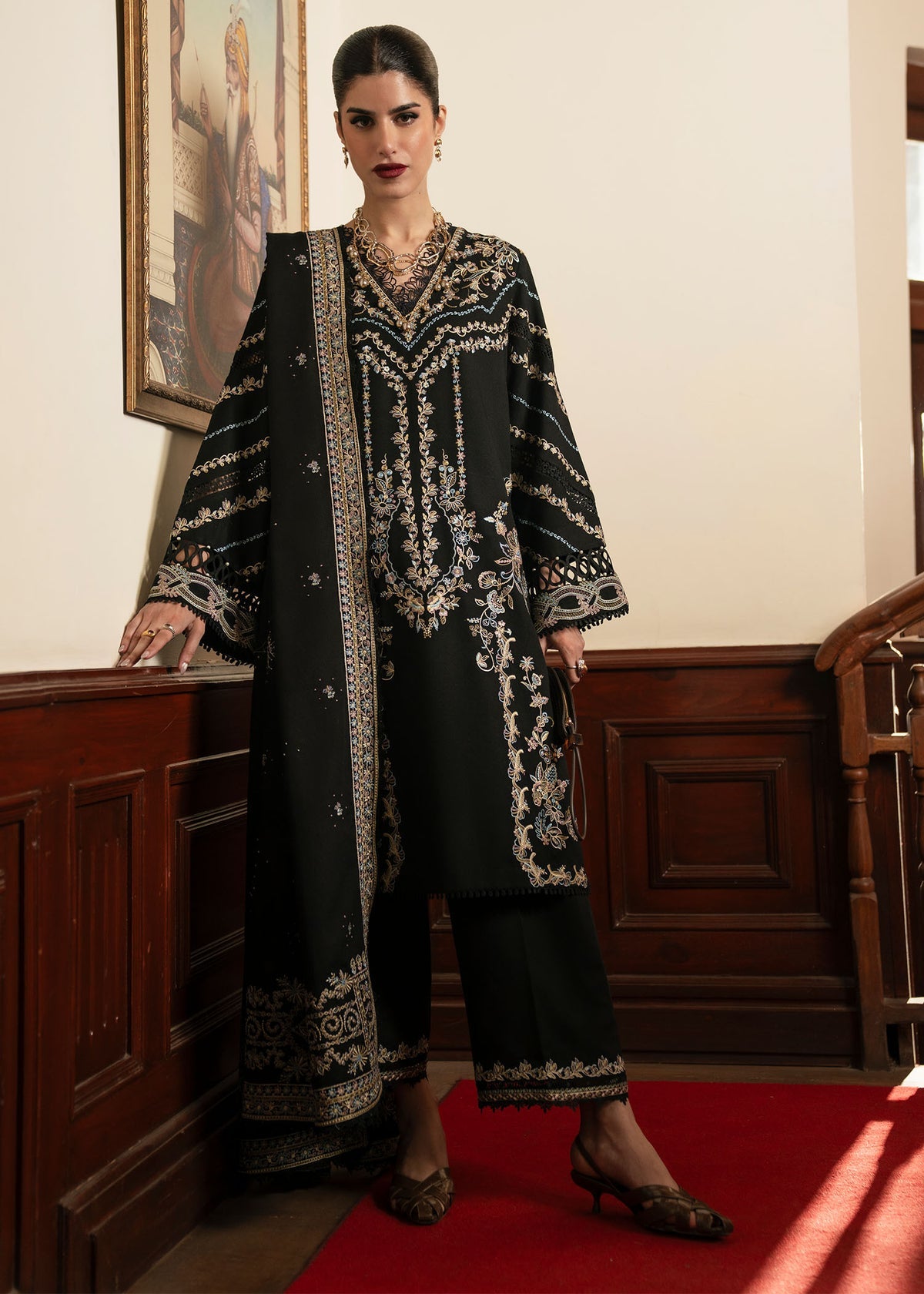 Malala – authentic Pakistani dress from the Gulana Winter 25 collection for women in the UK