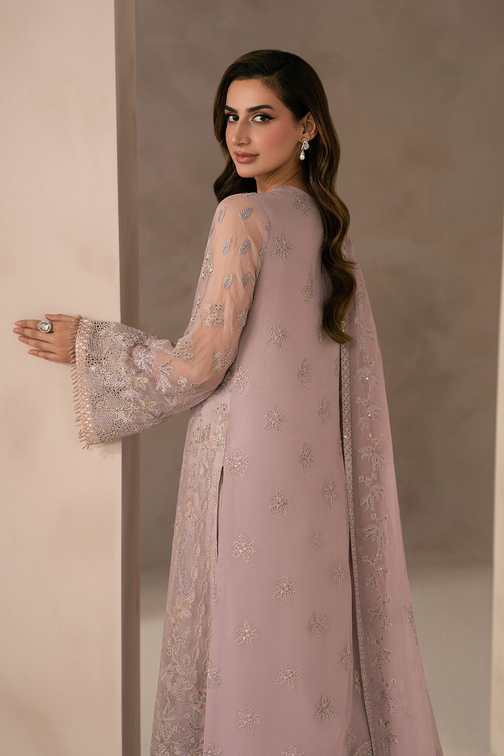 Lavish Premium | Izhare Muhabbat | PINK BLOSSOM - Formal Dress - available at Maria Faisal in UK and USA.