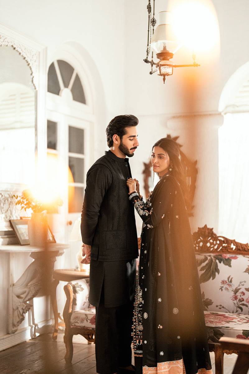 Qalamkar | Luxury Lawn Eid Edit | SB-03 Misha by Maria Faisal - Registered Vendor of : Qalamkar - type : Ladies Clothes - 100% original wedding dresses