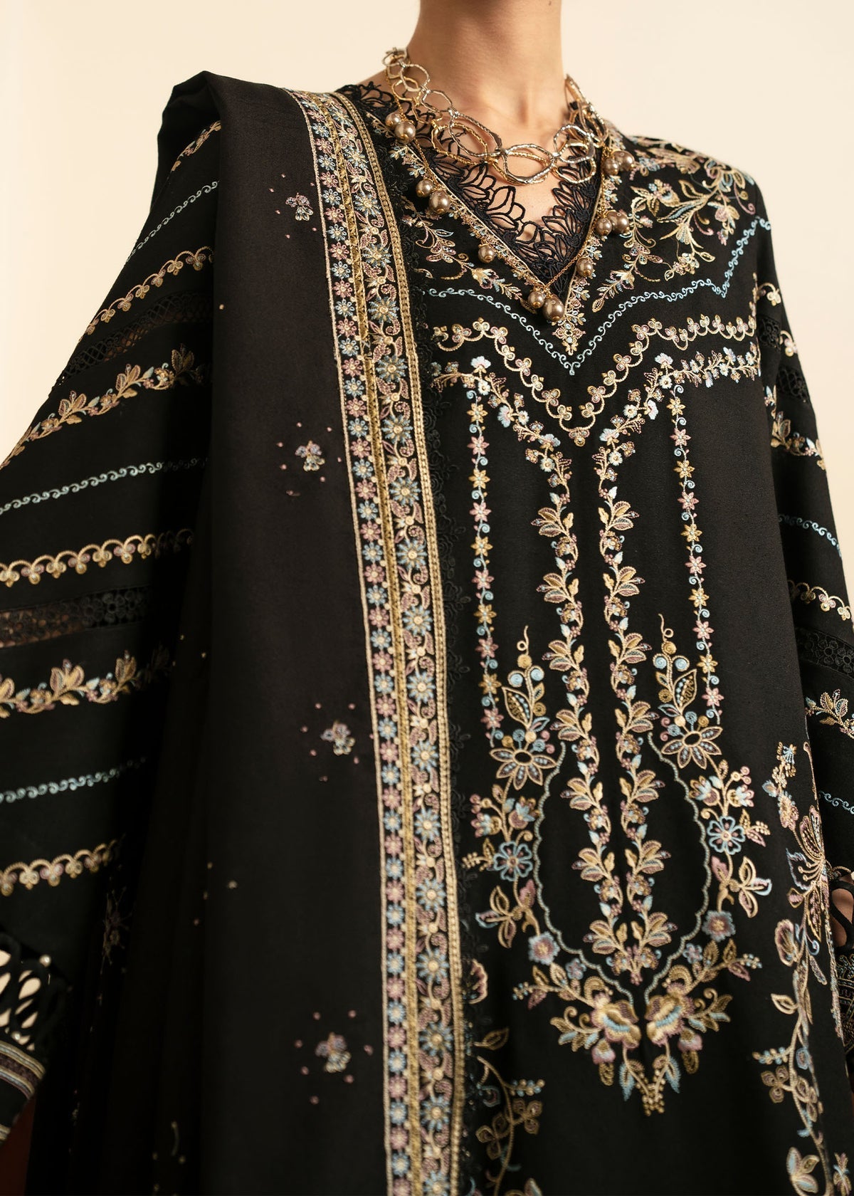 Malala – authentic Pakistani dress from the Gulana Winter 25 collection for women in the UK