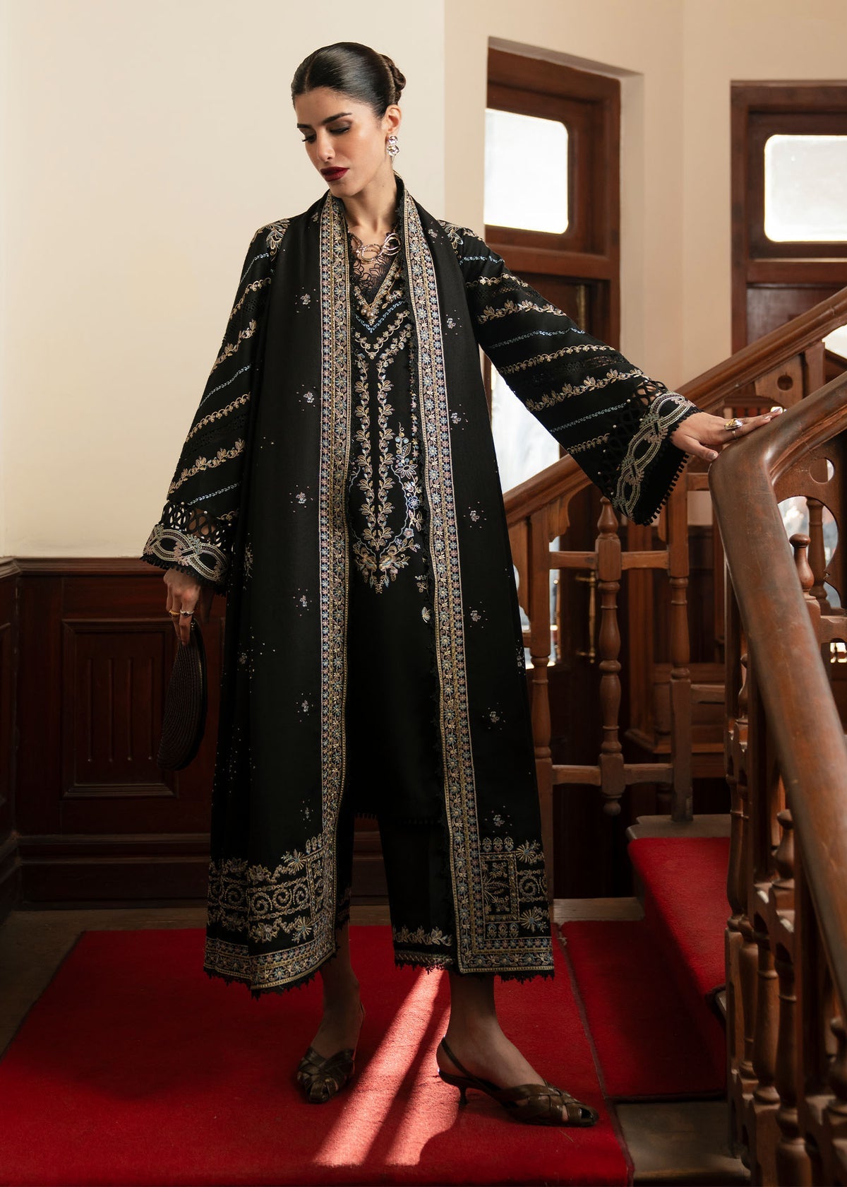 Malala – authentic Pakistani dress from the Gulana Winter 25 collection for women in the UK