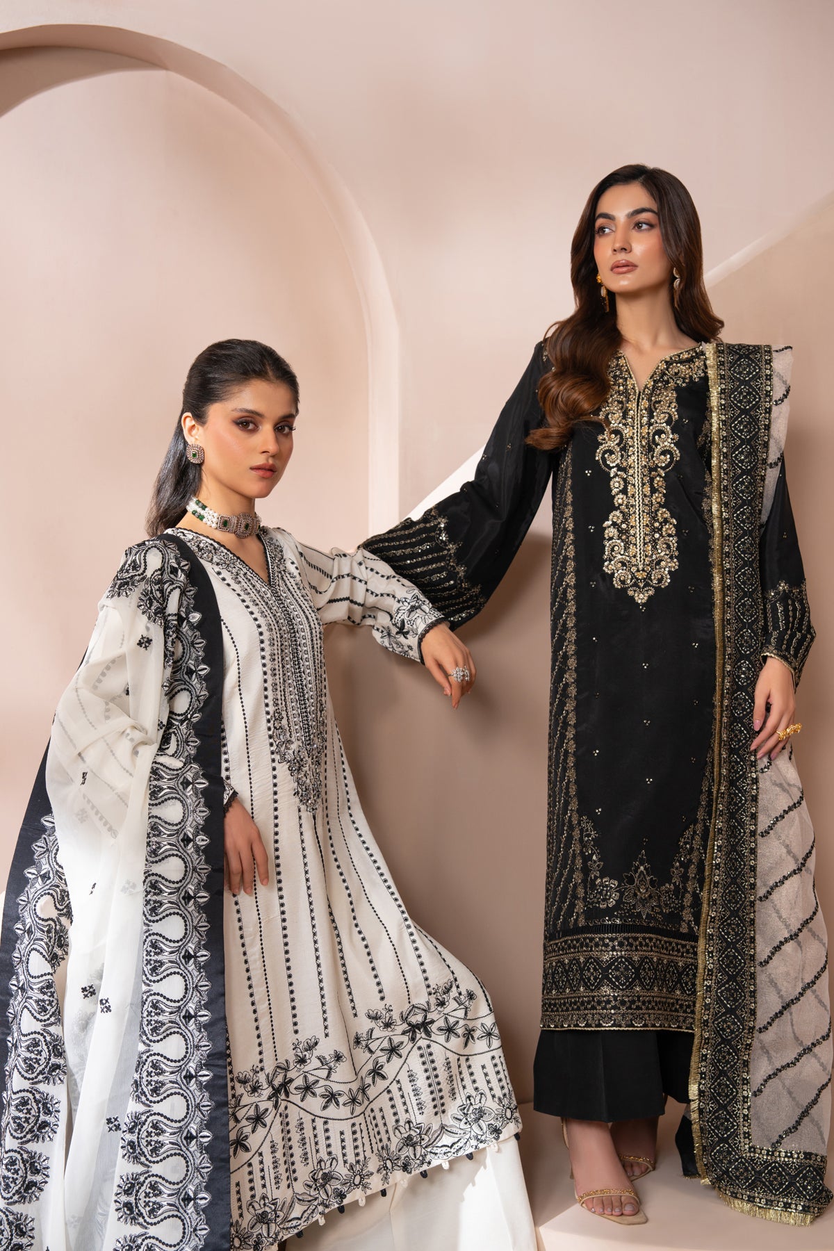 Xenia Formals | Zaeva Formals | AYANEH - Formal Dress - available at Maria Faisal in UK and USA.