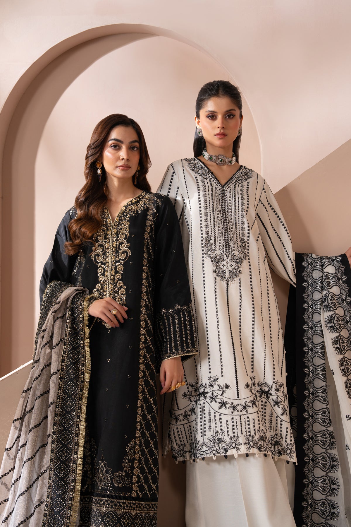 Xenia Formals | Zaeva Formals | AYANEH - Formal Dress - available at Maria Faisal in UK and USA.
