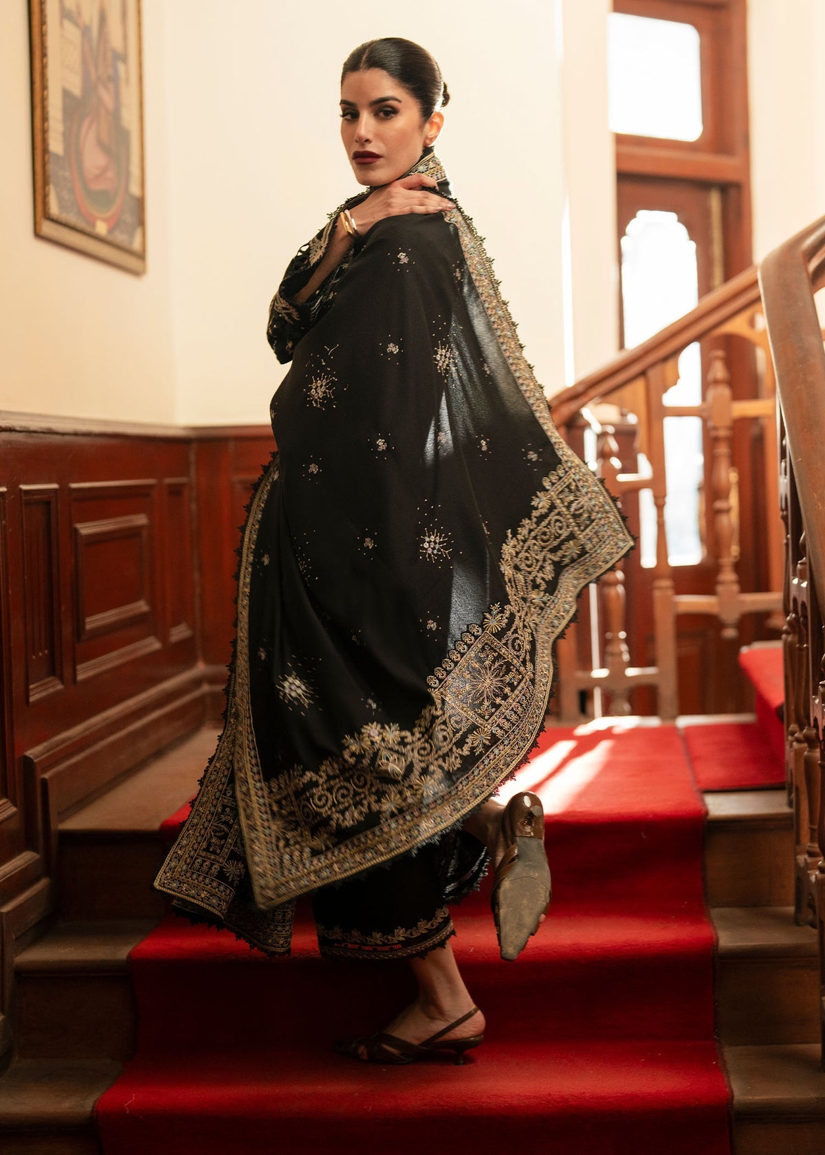 Malala – authentic Pakistani dress from the Gulana Winter 25 collection for women in the UK