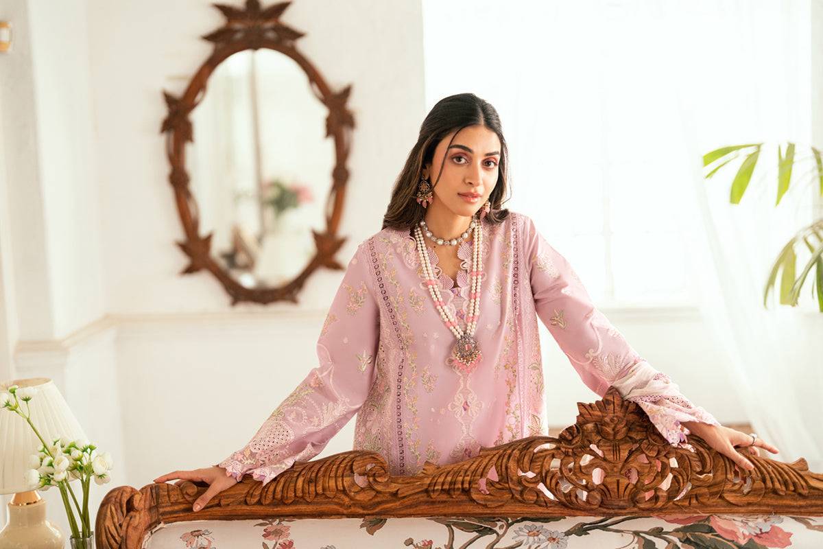 Qalamkar | Luxury Lawn Eid Edit | SB-06 Komal by Maria Faisal - Registered Vendor of : Qalamkar - type : Ladies Clothes - 100% original wedding dresses