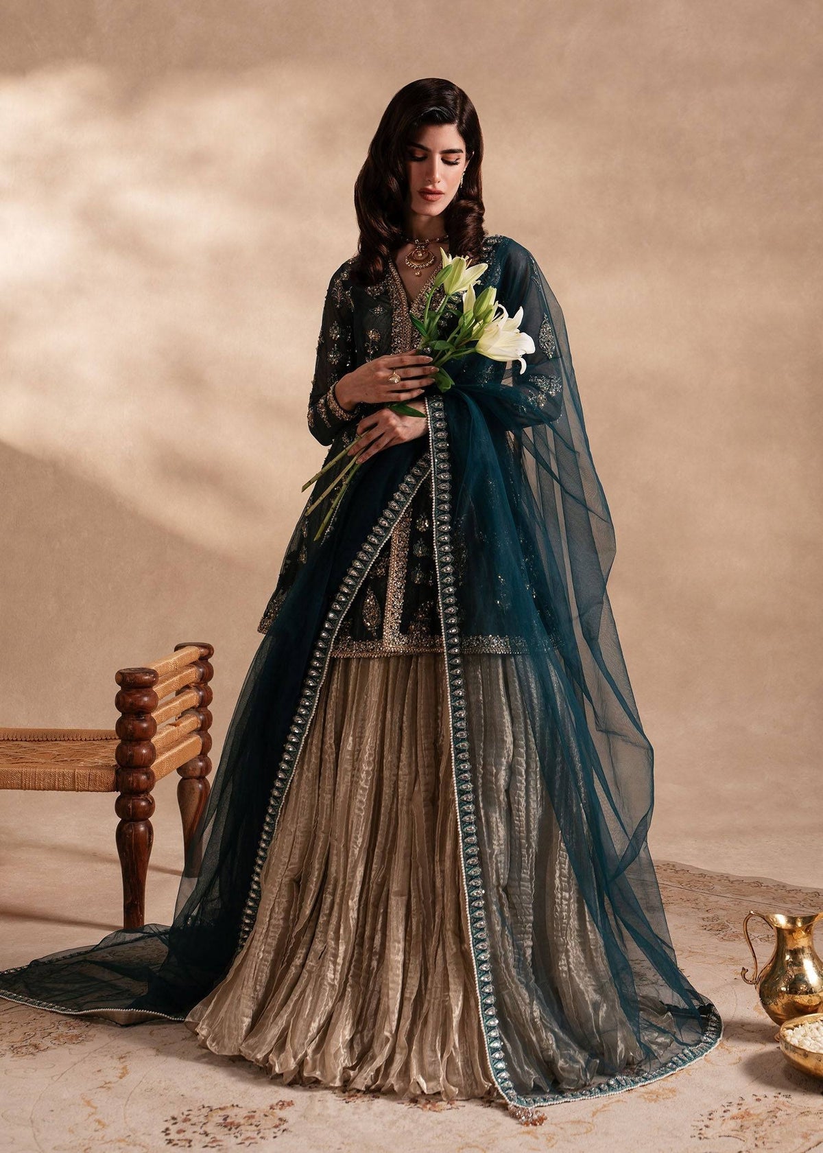 Sadaf Fawad Khan | Nafees Formals 25 | Nageenah by Maria Faisal - Registered Vendor of : Sadaf Fawad Khan - type : Ladies Clothes - 100% original wedding dresses