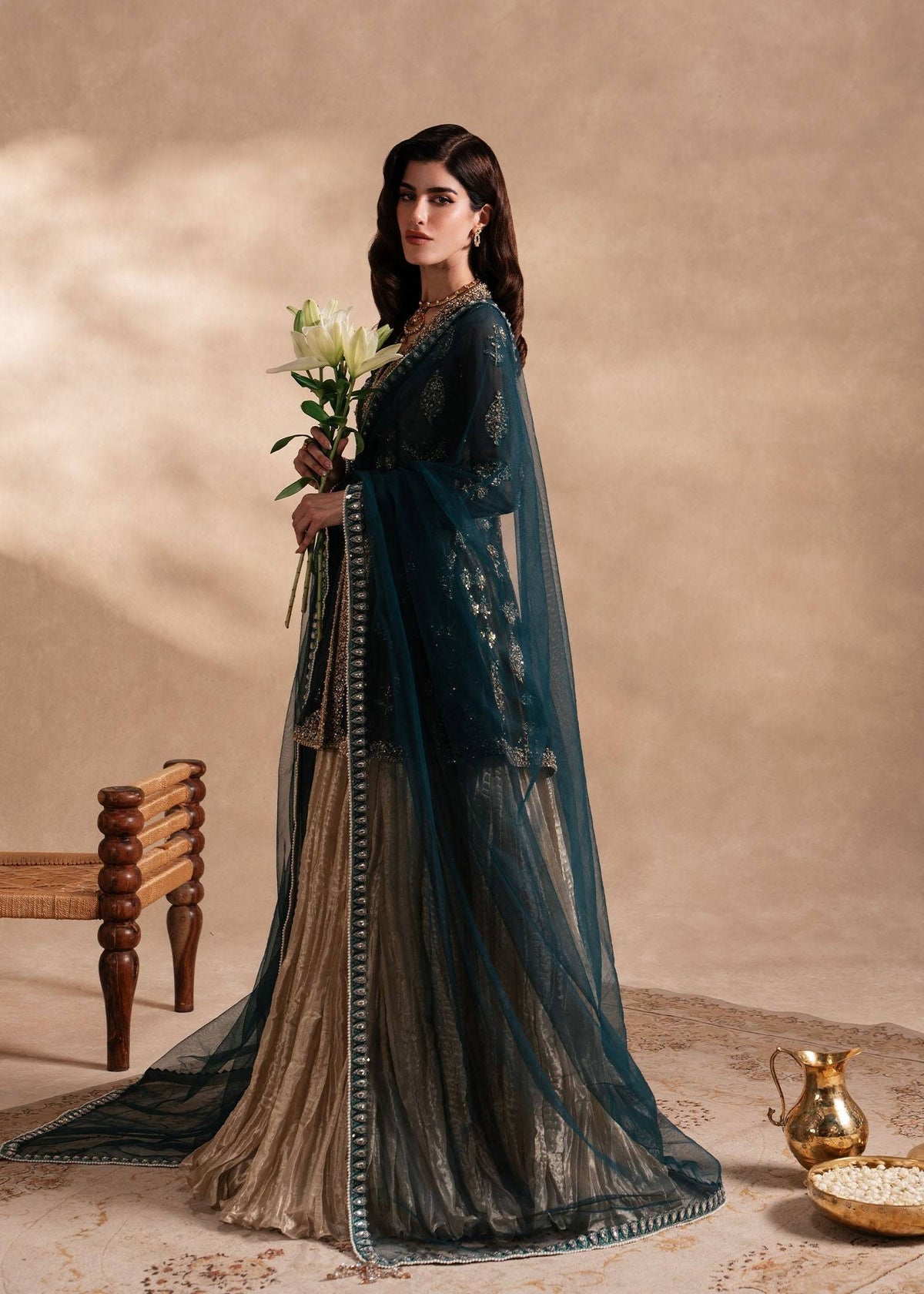 Sadaf Fawad Khan | Nafees Formals 25 | Nageenah by Maria Faisal - Registered Vendor of : Sadaf Fawad Khan - type : Ladies Clothes - 100% original wedding dresses