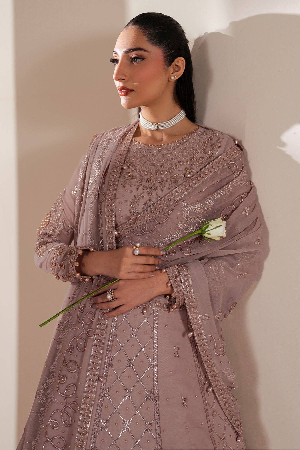 Alizeh | Handcrafted Eid Edit 25 | AF-HM-4031-Saffron by Maria Faisal - Registered Vendor of : Alizeh - type : Ladies Clothes - 100% original wedding dresses