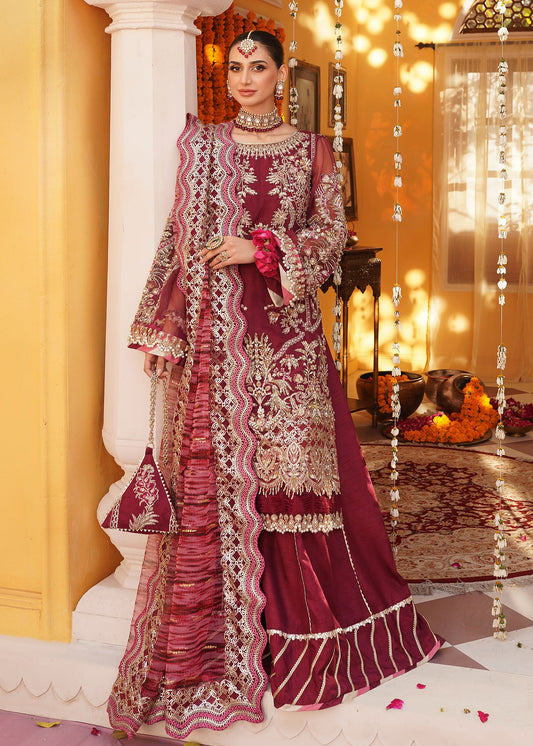 Mehak Yaqoob | Serene Vol 3 | Jazzberry - Wedding Dress 