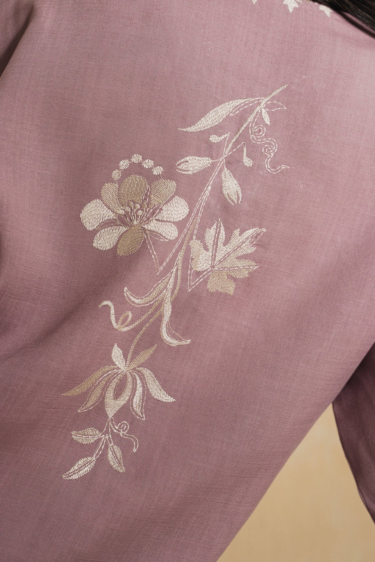 Elan | Indigene Pret | NOORE (ERW-21577) - Luxury Dress - available at Maria Faisal in UK and USA.