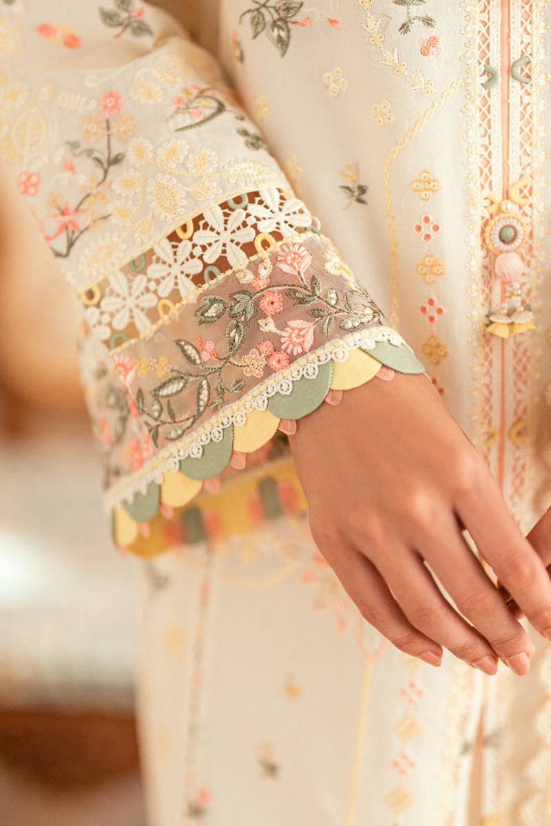 Qalamkar | Luxury Lawn Eid Edit | SB-01 Rina by Maria Faisal - Registered Vendor of : Qalamkar - type : Ladies Clothes - 100% original wedding dresses