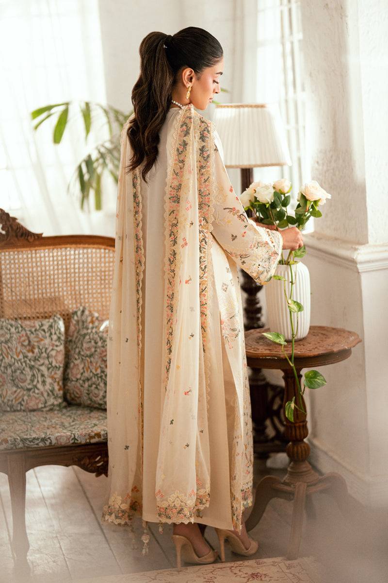Qalamkar | Luxury Lawn Eid Edit | SB-01 Rina by Maria Faisal - Registered Vendor of : Qalamkar - type : Ladies Clothes - 100% original wedding dresses