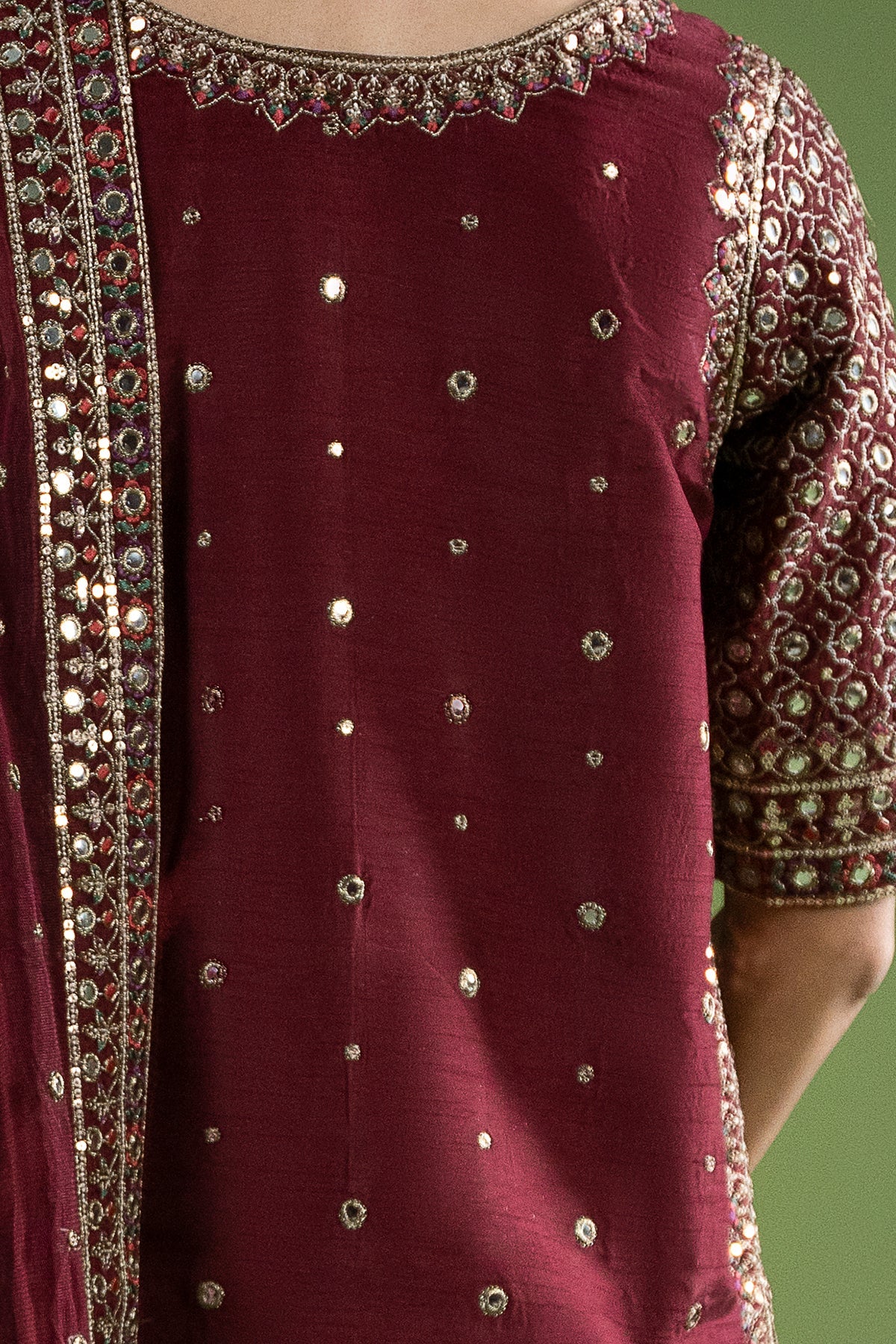 Charizma | Festive Pret  | CMA-6-236 - Dress - available at Maria Faisal in UK and USA.