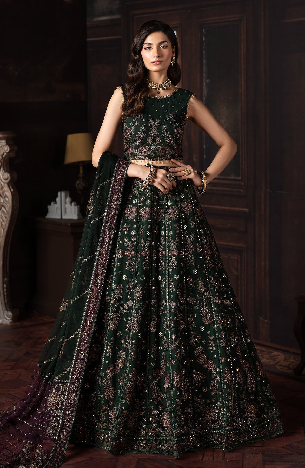Zarif | Rouge Formals | ZRW 01 ELIZABETH - Wedding Dress - Maria Faisal