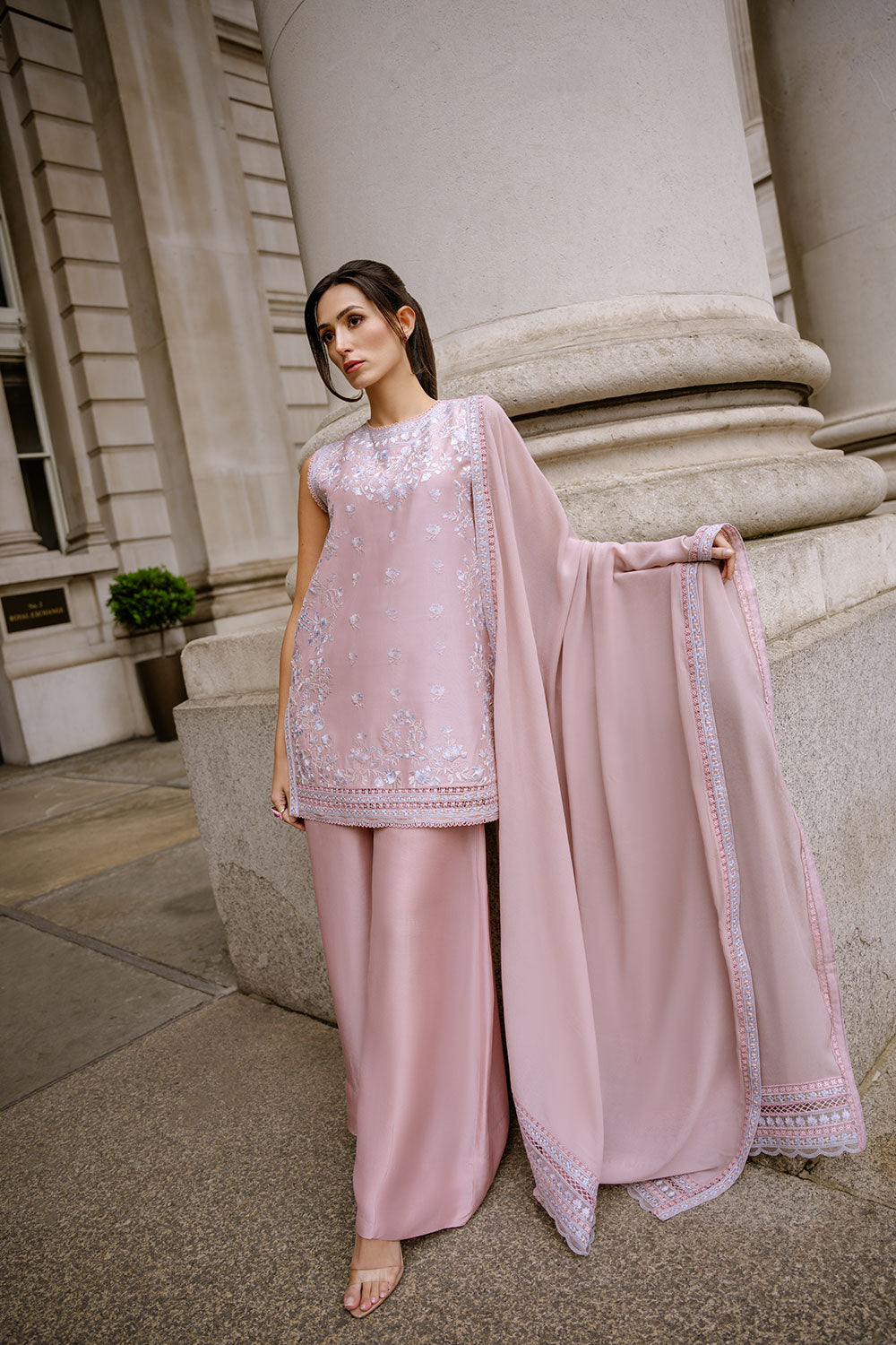Sobia Nazir | Nimr 26 | Misk - Luxury Dress - available at Maria Faisal in UK and USA.
