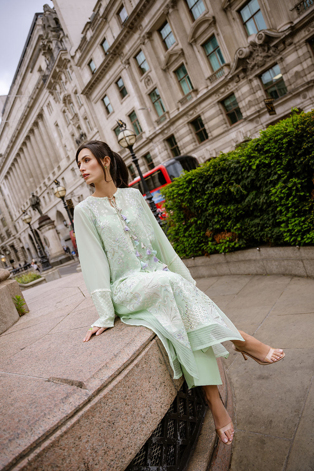 Sobia Nazir | Nimr 26 | Ayla - Luxury Dress - available at Maria Faisal in UK and USA.