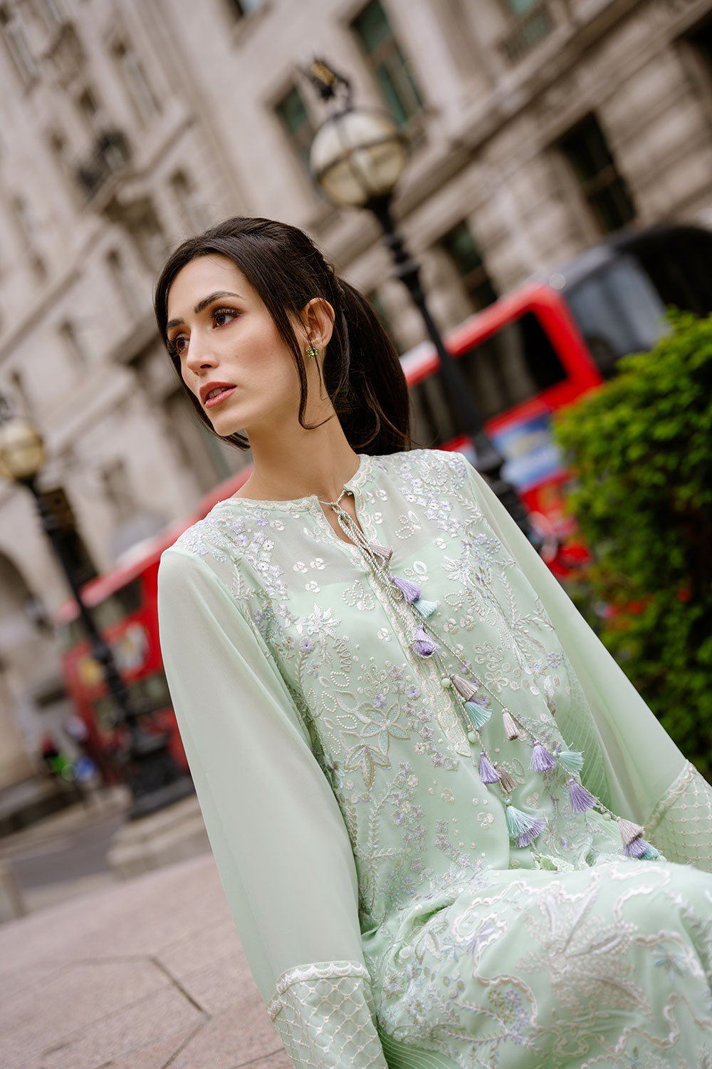 Sobia Nazir | Nimr 26 | Ayla - Luxury Dress - available at Maria Faisal in UK and USA.