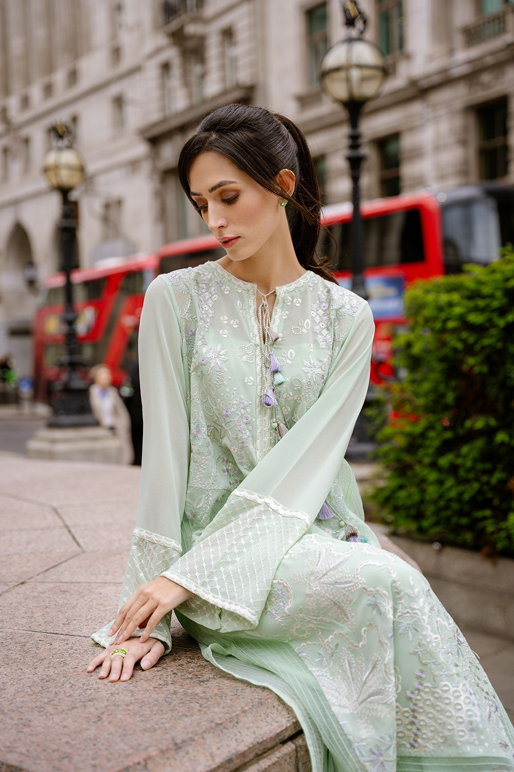 Sobia Nazir | Nimr 26 | Ayla - Luxury Dress - available at Maria Faisal in UK and USA.