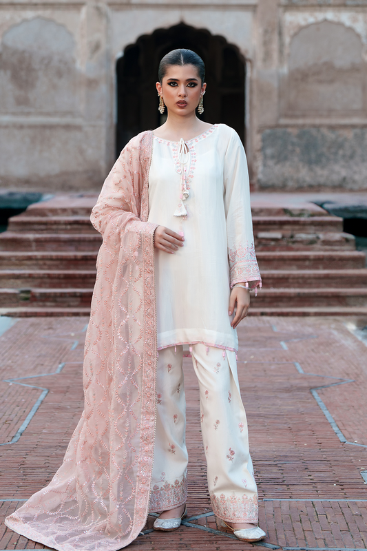 Saad Shaikh | Zaria Festive Pret 25 | CHENTLY - Formal Dress - available at Maria Faisal in UK and USA.