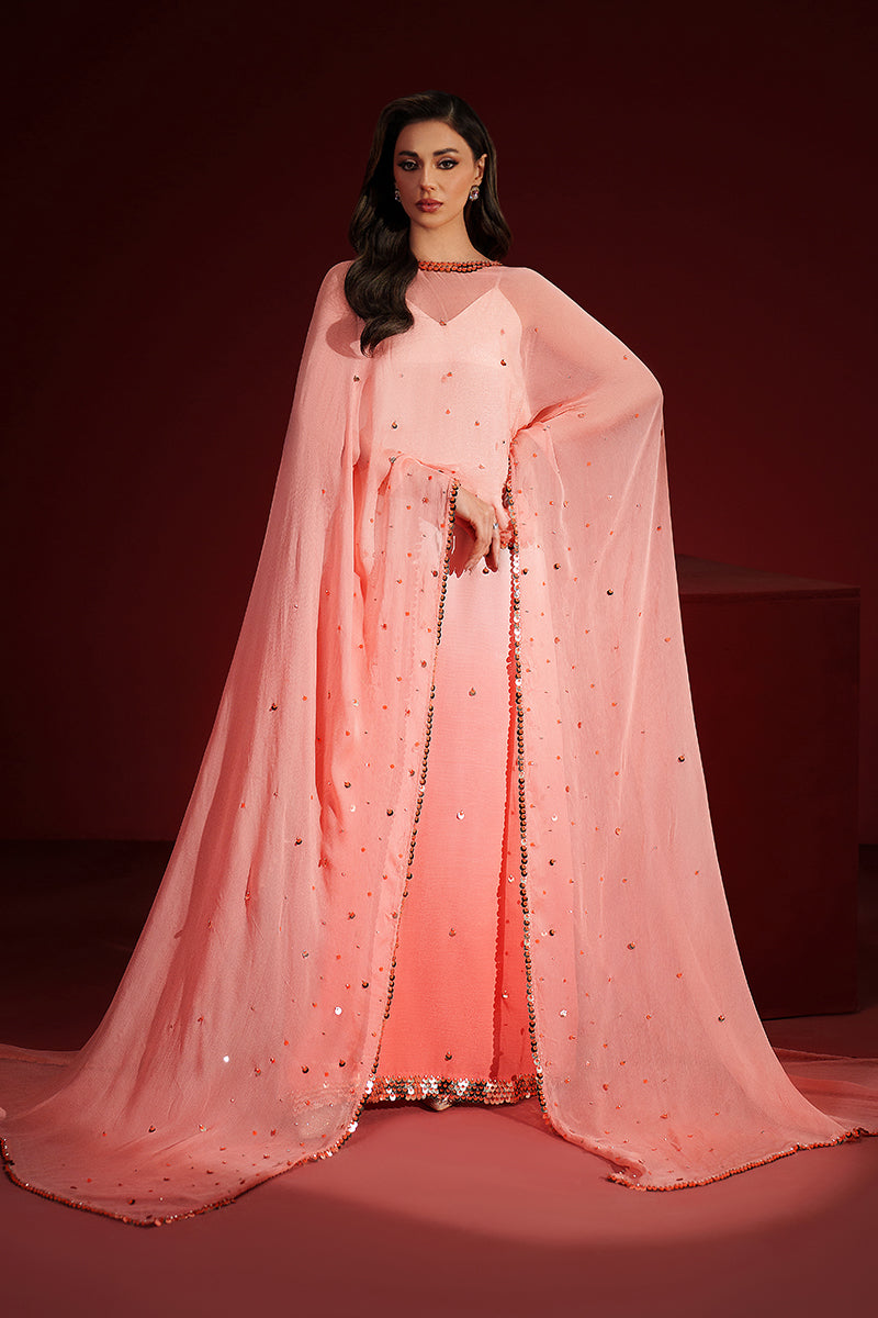 Fozia Khalid | Ombre Luxe | Opulent - Luxury Dress - available at Maria Faisal in UK and USA.