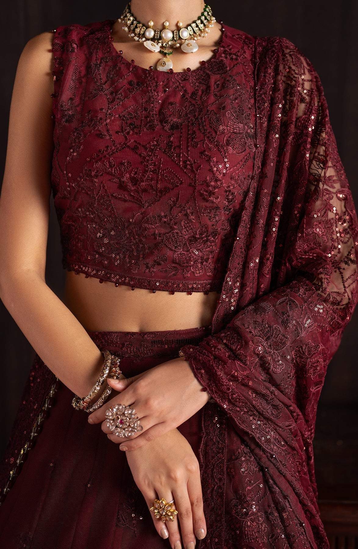 Zarif | Rouge Formals | ZRW 02 MABEL - Wedding Dress - Maria Faisal