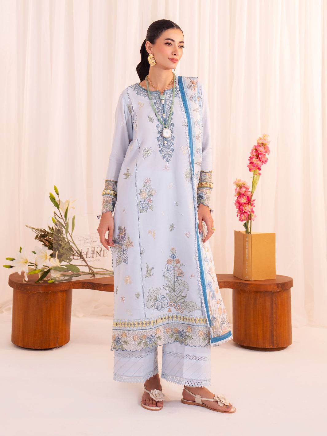 Faiza Faisal | Celine Eid 25 | ROMY by Maria Faisal - Registered Vendor of : Faiza Faisal - type : Ladies Clothes - 100% original wedding dresses