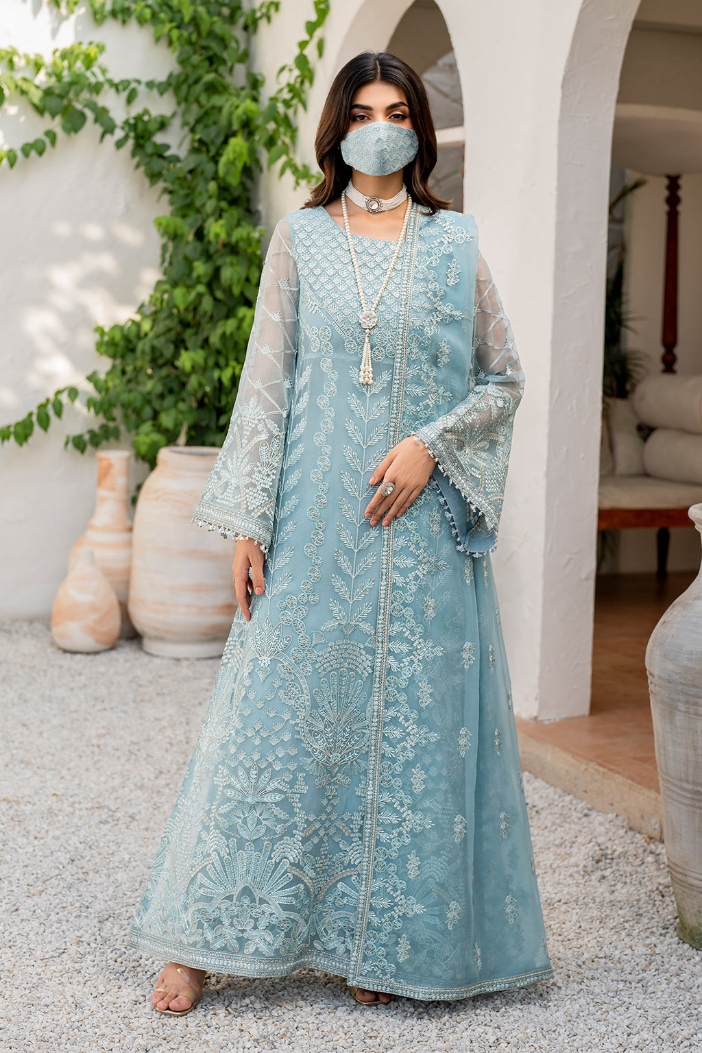 Flossie | Naqsh Formals | S-1405 (A) - Ladies Clothes - Maria Faisal