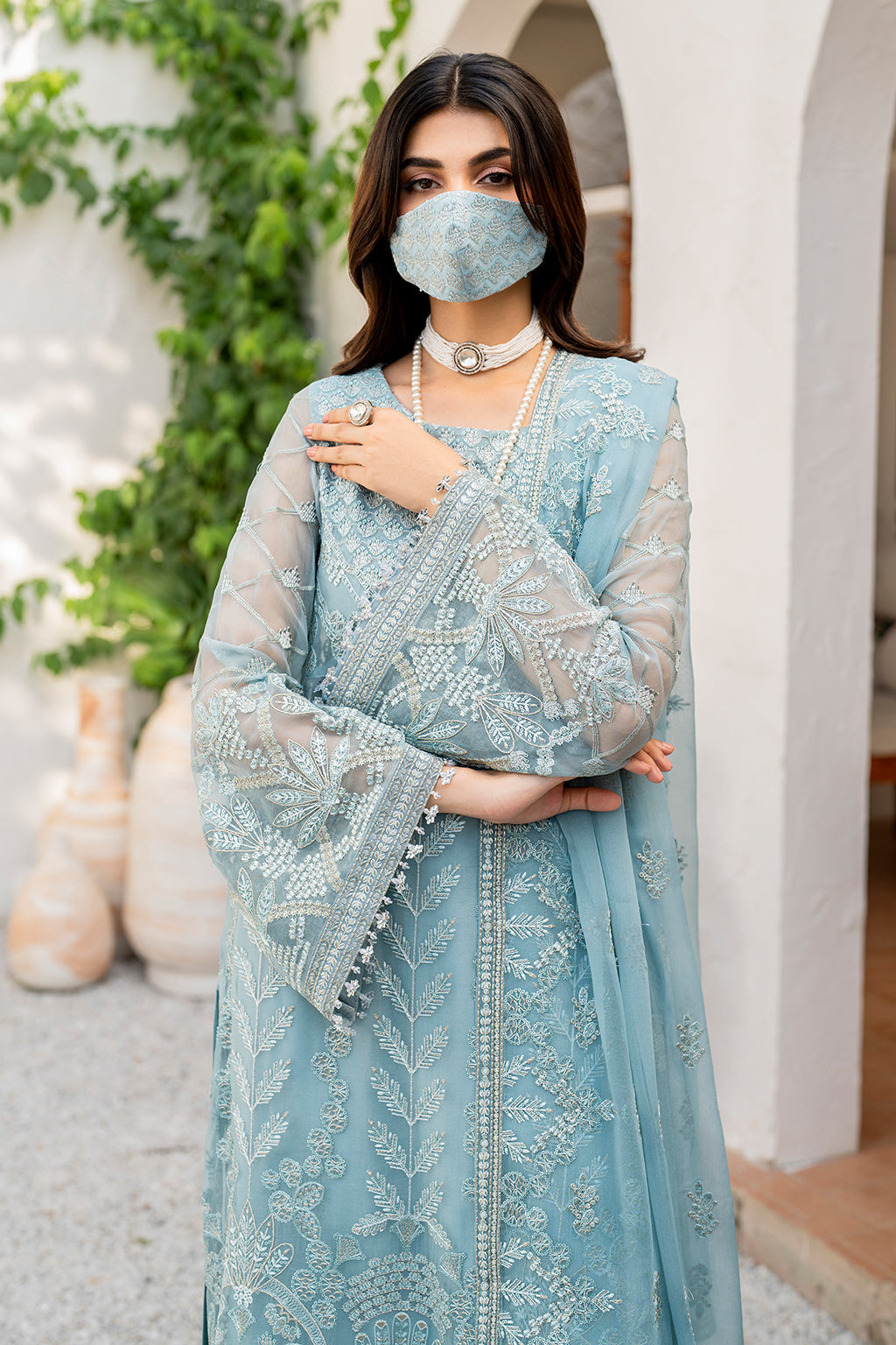 Flossie | Naqsh Formals | S-1405 (A) - Ladies Clothes - Maria Faisal