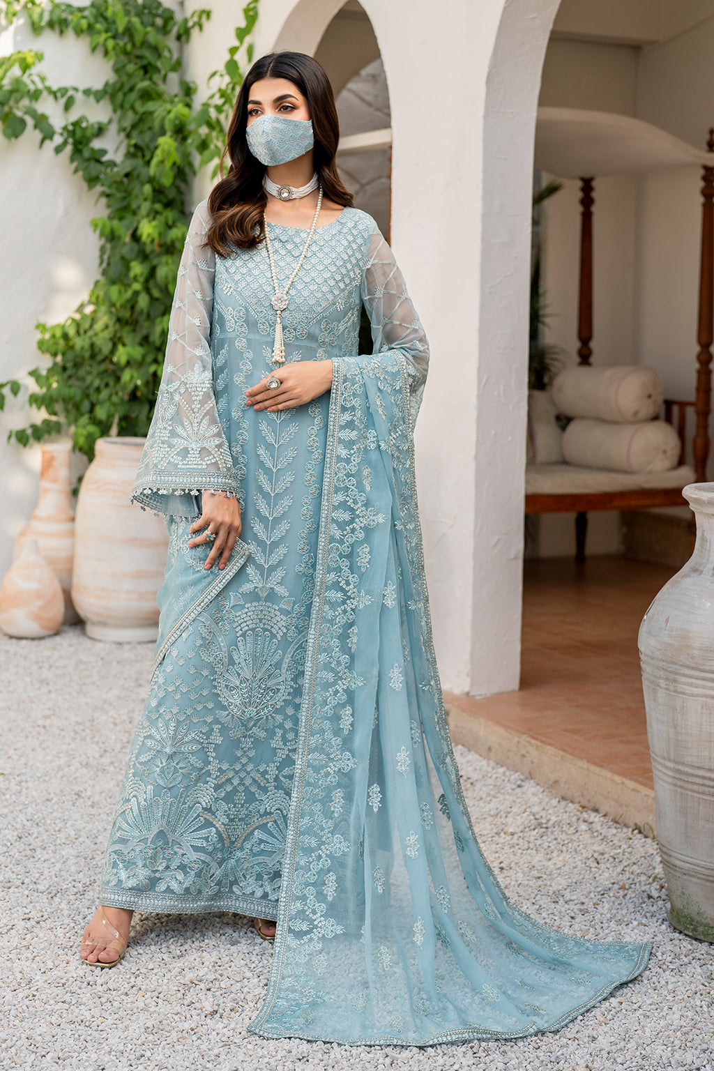 Flossie | Naqsh Formals | S-1405 (A) - Ladies Clothes - Maria Faisal