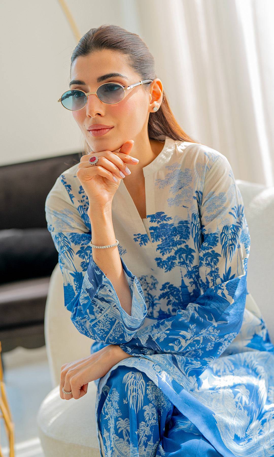 Sahar | Selene Vol 2 | Vignettes in Blue by Maria Faisal - Registered Vendor of : Sahar - type : Ladies Clothes - 100% original wedding dresses