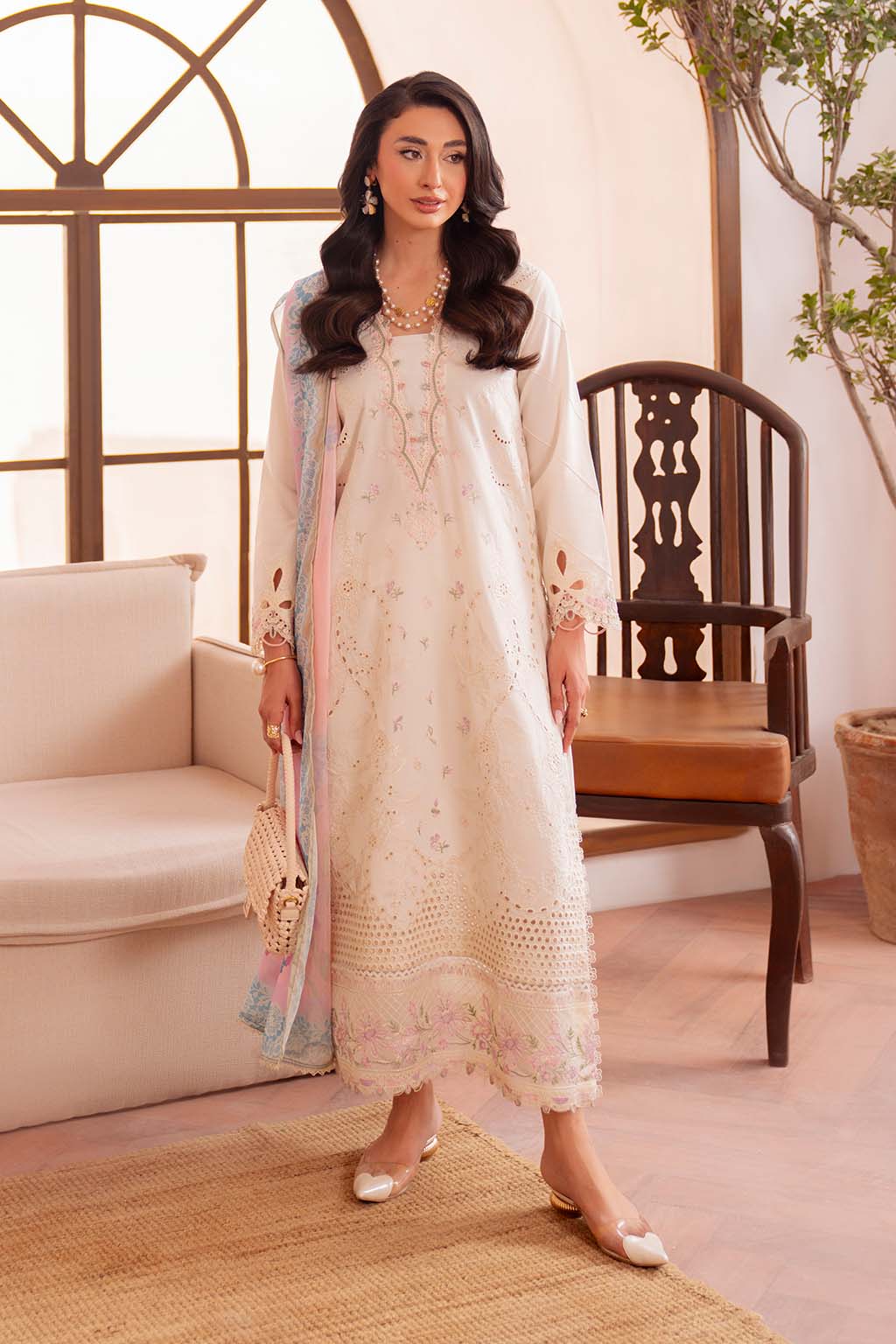 Neeshay | Symphony Luxury Lawn | LUMEN by Maria Faisal - Registered Vendor of : Neeshay - type : Ladies Clothes - 100% original wedding dresses