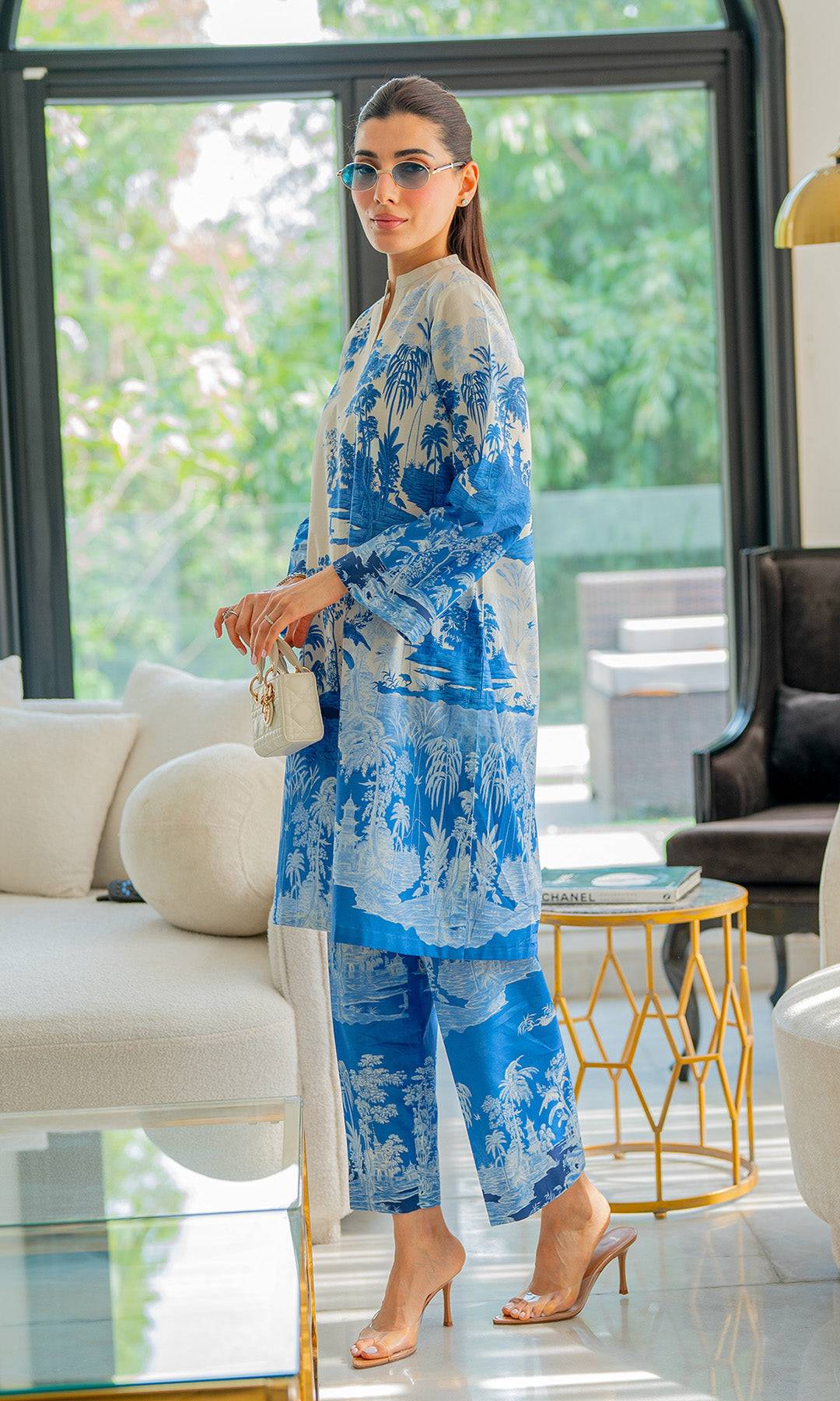 Sahar | Selene Vol 2 | Vignettes in Blue by Maria Faisal - Registered Vendor of : Sahar - type : Ladies Clothes - 100% original wedding dresses