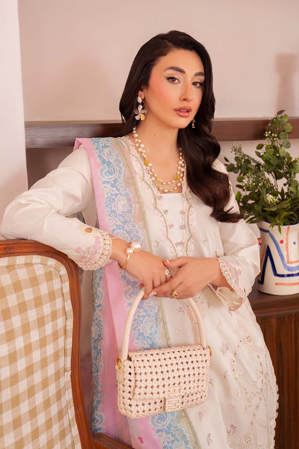 Neeshay | Symphony Luxury Lawn | LUMEN by Maria Faisal - Registered Vendor of : Neeshay - type : Ladies Clothes - 100% original wedding dresses
