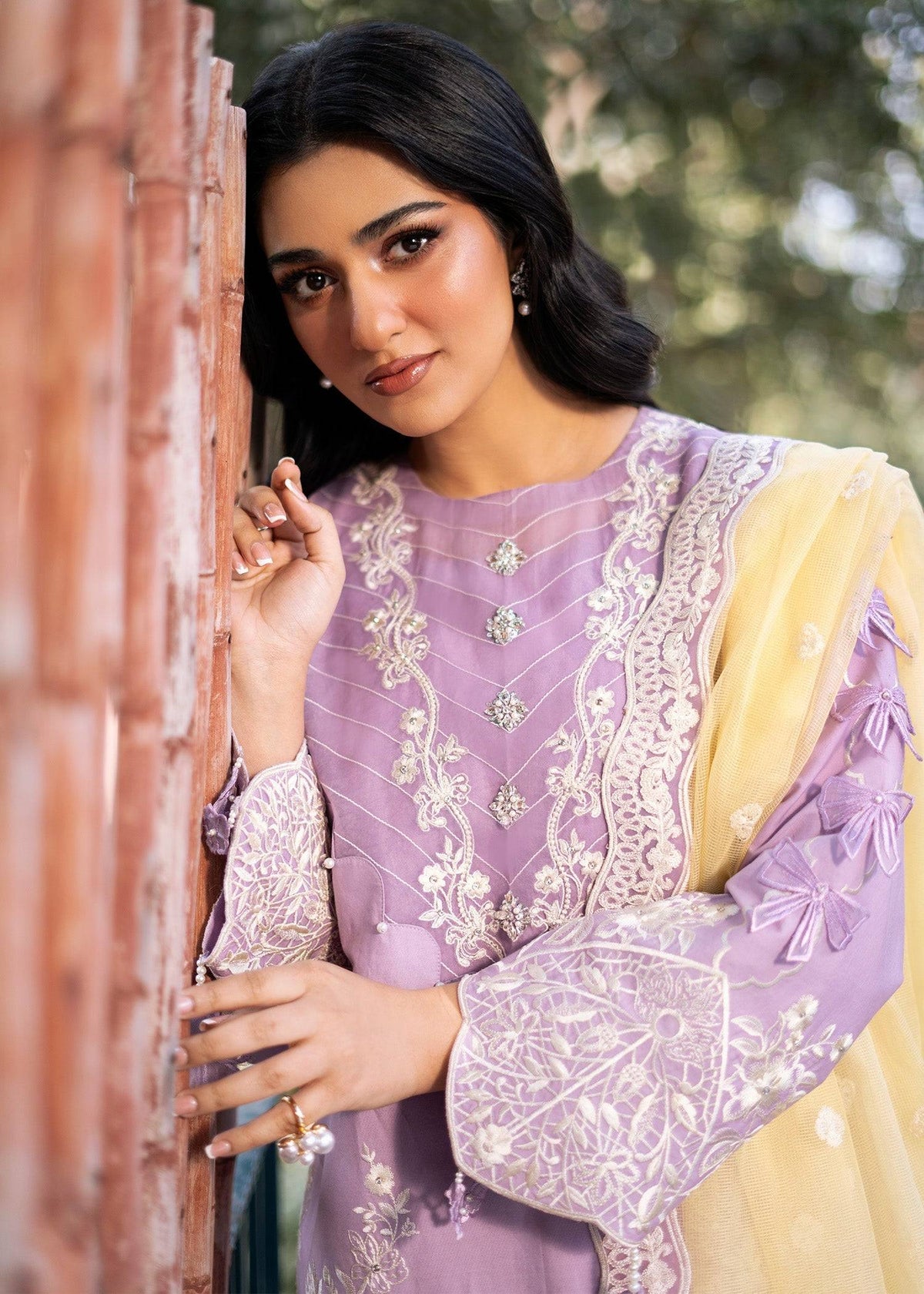 Fozia Khalid | Blossom Festive Lawn 25 | Iris by Maria Faisal - Registered Vendor of : Fozia Khalid - type : Ladies Clothes - 100% original wedding dresses