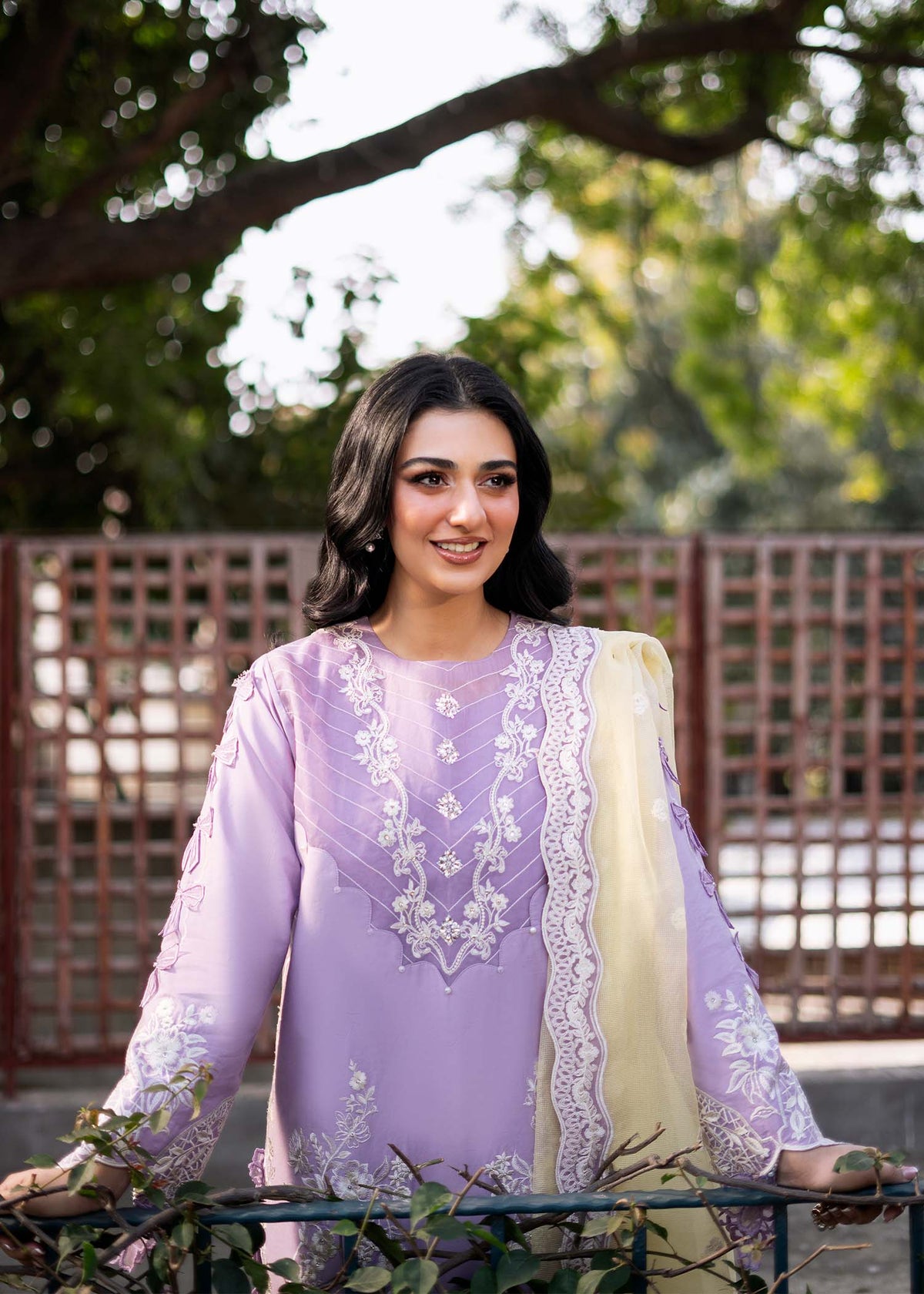 Fozia Khalid | Blossom Festive Lawn 25 | Iris by Maria Faisal - Registered Vendor of : Fozia Khalid - type : Ladies Clothes - 100% original wedding dresses
