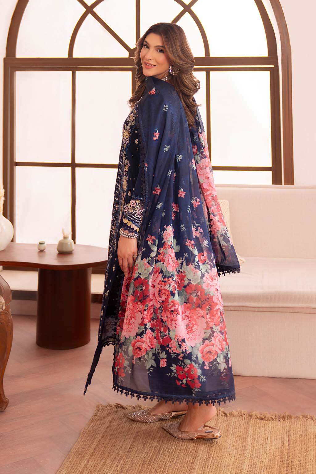 Neeshay | Symphony Luxury Lawn | VESPER by Maria Faisal - Registered Vendor of : Neeshay - type : Ladies Clothes - 100% original wedding dresses