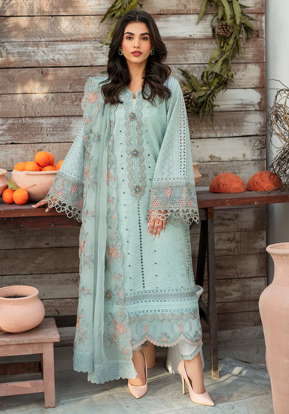 Zarqash | Belle Ame 24 | BL 009 BLEU VERT - Ladies Clothes 