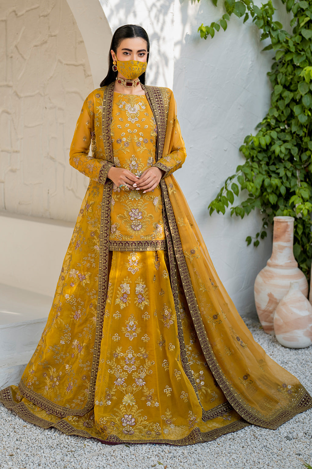 Flossie | Naqsh Formals | S-1404 (B) - Ladies Clothes - Maria Faisal