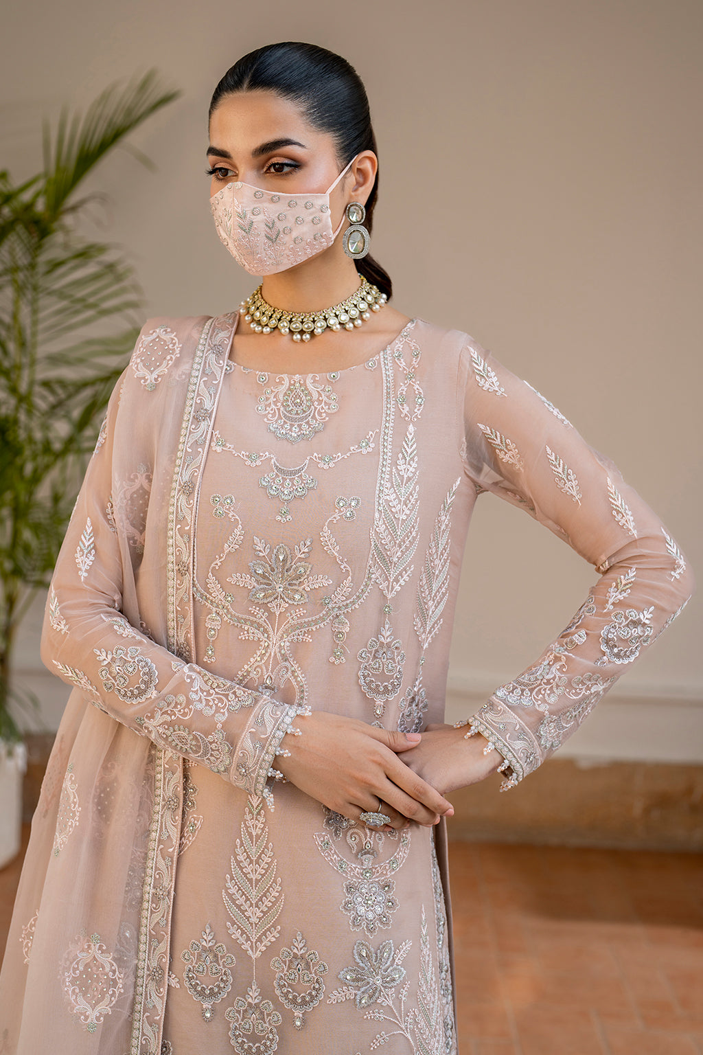 Flossie | Naqsh Formals | S-1403 (B) - Ladies Clothes - Maria Faisal