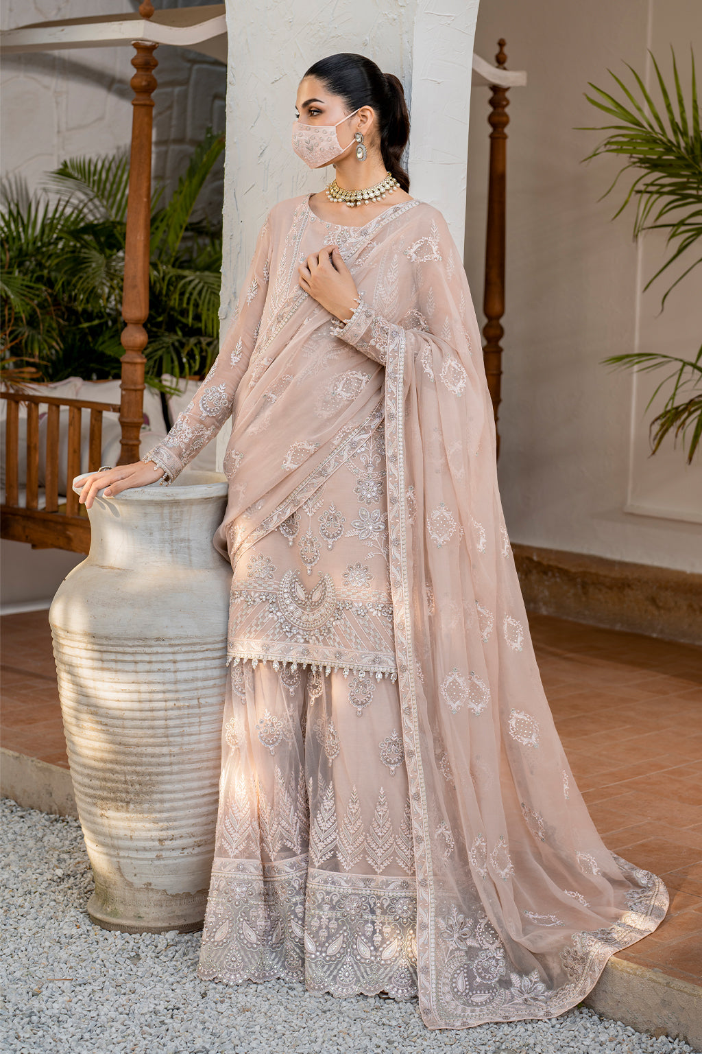 Flossie | Naqsh Formals | S-1403 (B) - Ladies Clothes - Maria Faisal