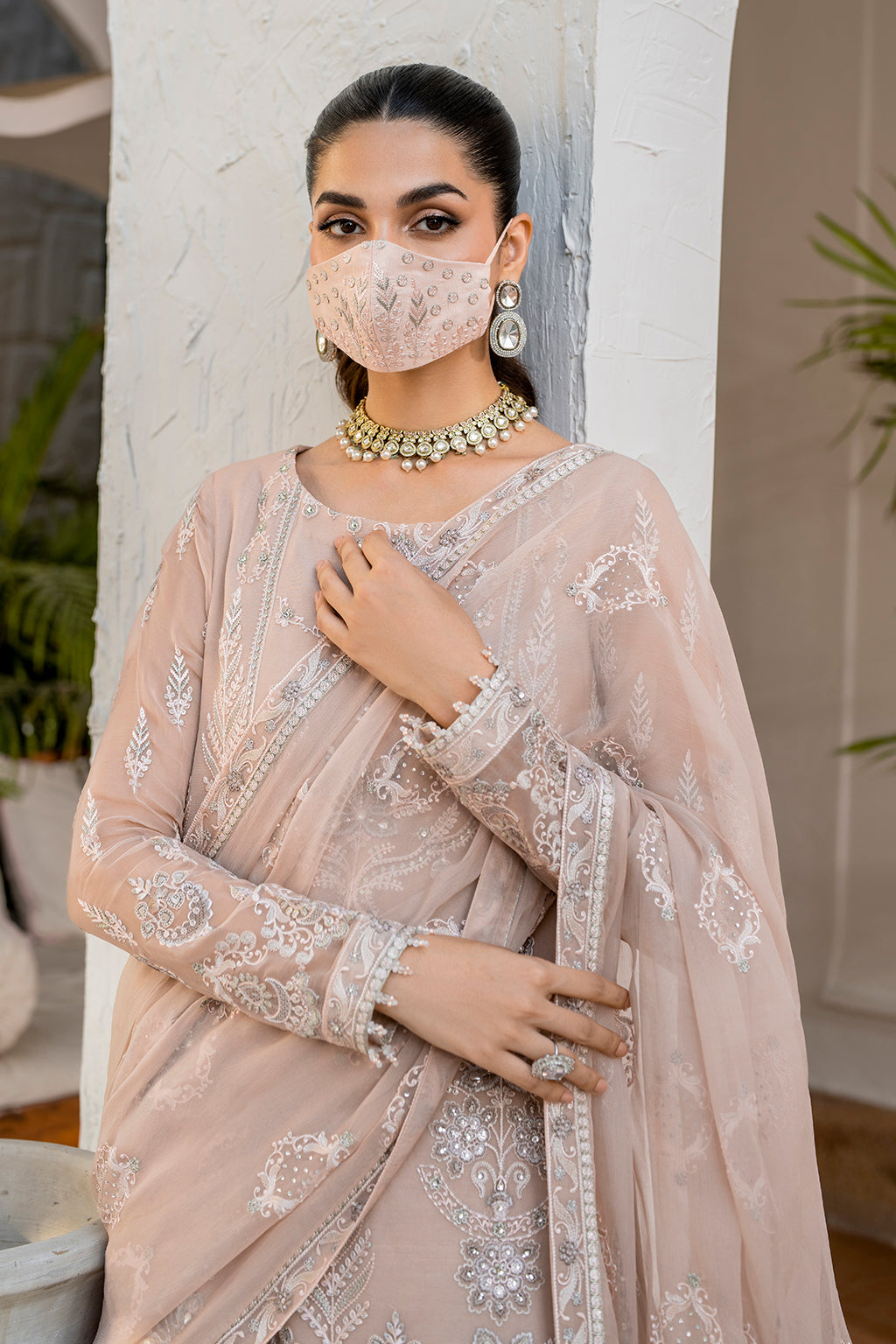 Flossie | Naqsh Formals | S-1403 (B) - Ladies Clothes - Maria Faisal