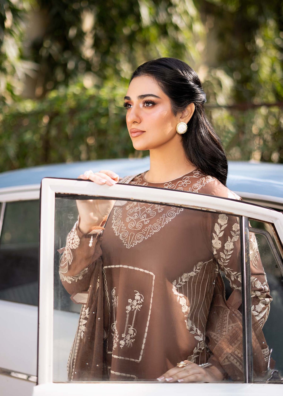 Fozia Khalid | Blossom Festive Lawn 25 | Spirea by Maria Faisal - Registered Vendor of : Fozia Khalid - type : Ladies Clothes - 100% original wedding dresses