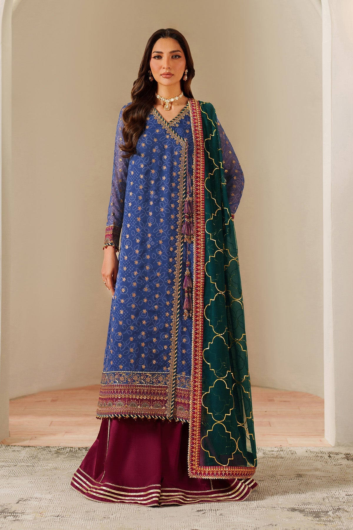 Alizeh | Fleur Chiffon |  AF-CH-2198-Rahsa - Ladies Clothes - Maria Faisal