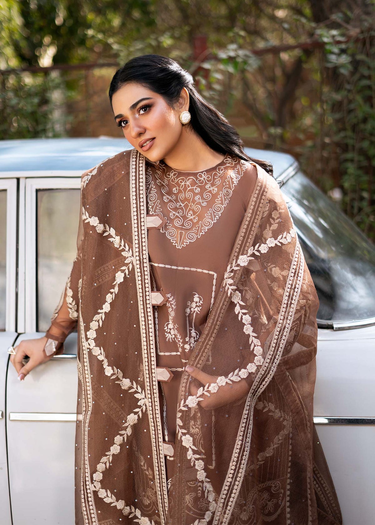 Fozia Khalid | Blossom Festive Lawn 25 | Spirea by Maria Faisal - Registered Vendor of : Fozia Khalid - type : Ladies Clothes - 100% original wedding dresses