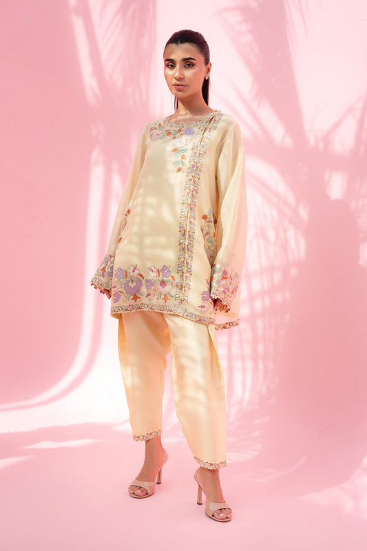 Sania Maskatiya | Summer Festive 26 | Lulu - Luxury Dress - available at Maria Faisal in UK and USA.