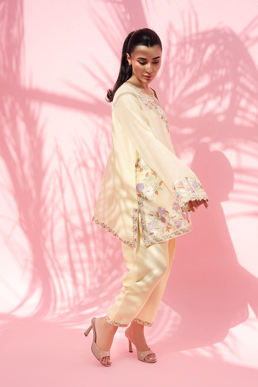 Sania Maskatiya | Summer Festive 26 | Lulu - Luxury Dress - available at Maria Faisal in UK and USA.