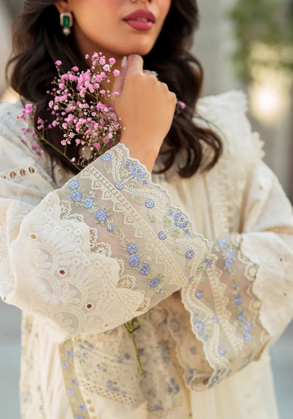 Zarqash | Belle Ame 24 | BL 002 Rosettes - Ladies Clothes - Maria Faisal