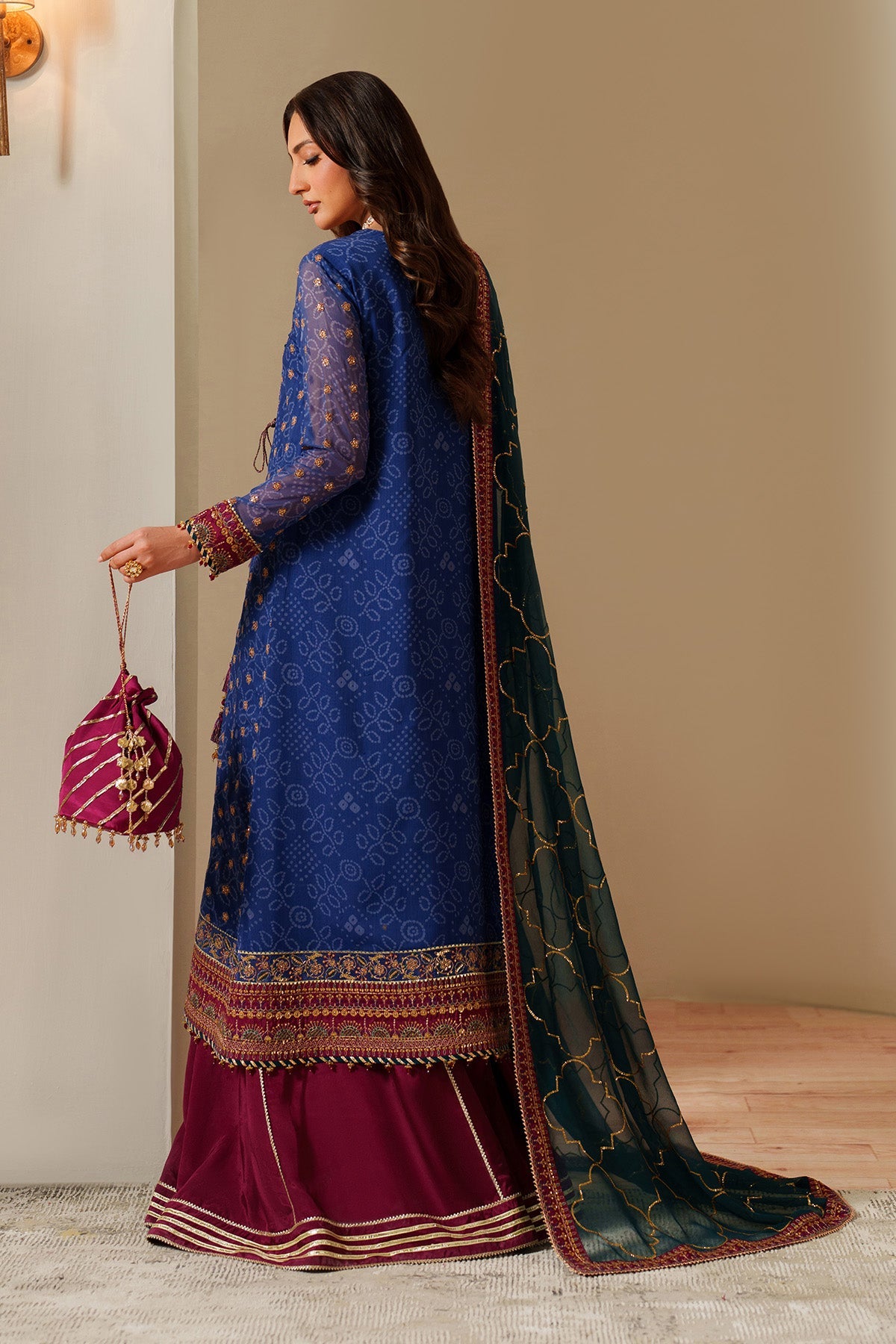 Alizeh | Fleur Chiffon |  AF-CH-2198-Rahsa - Ladies Clothes - Maria Faisal