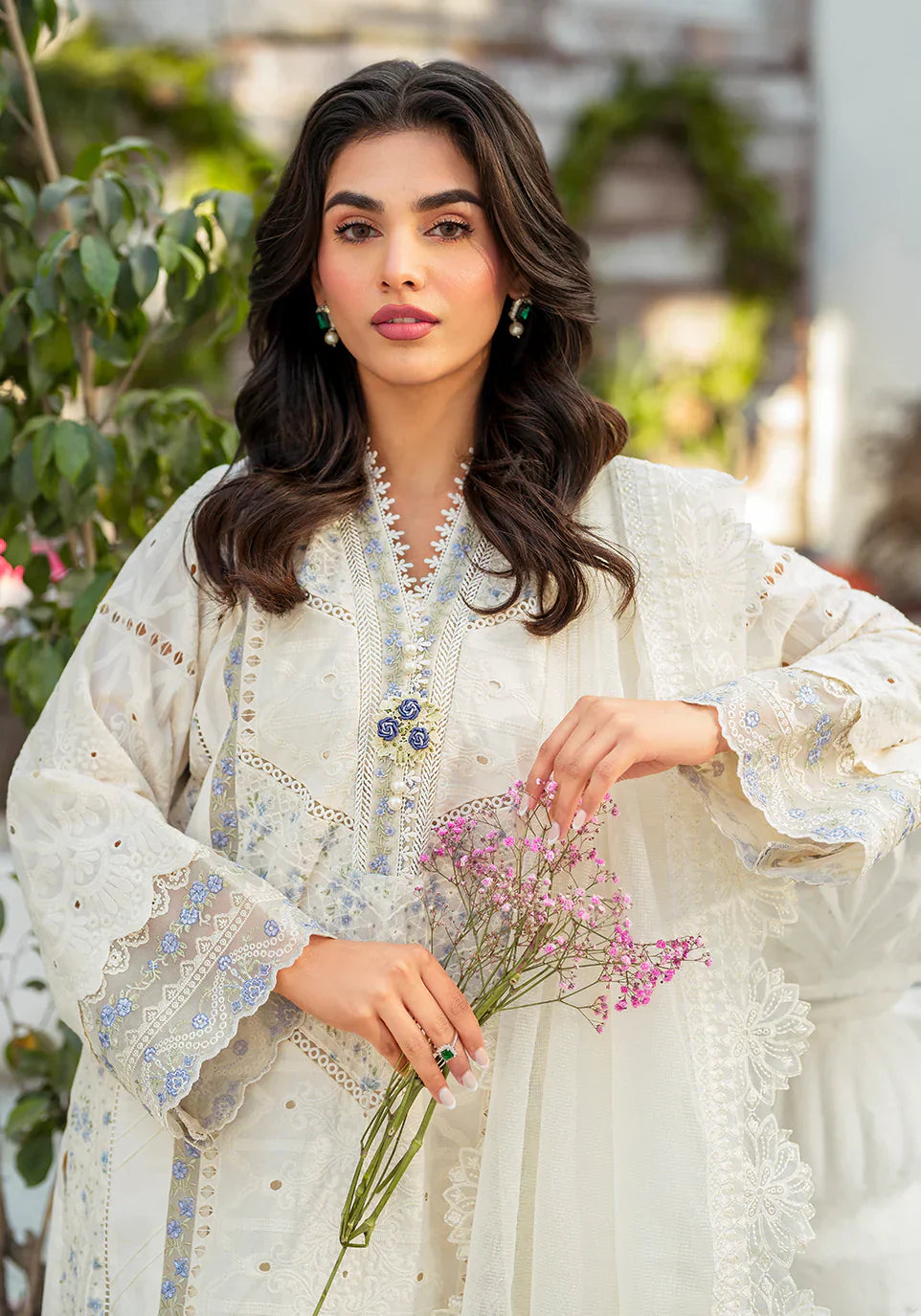 Zarqash | Belle Ame 24 | BL 002 Rosettes - Ladies Clothes - Maria Faisal