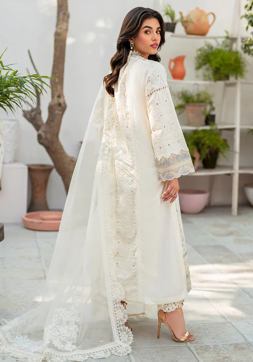 Zarqash | Belle Ame 24 | BL 002 Rosettes - Ladies Clothes - Maria Faisal